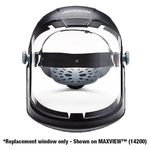 Maxview Premium Face Shield Replacement Window Uncoated Clear Tint for Models 14200 ANSI Z87.1 Polycarbonate