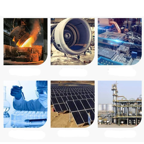 Various industrial and lab settings related to 2 Pack High Purity Graphite Sheets For Lab Grade Use With High Temperature Resistance And Acid Alkali Durability Ideal For Electrode Plates EDM Carbon Graphite Plate 200 By 100 By 10 Mm Conductive Lab Material