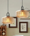 Amber Hand Blown Glass Globe Pendant Light In Black Finish Go To Modern Mid Century Style Ceiling Hanging Fixture For Dining Room Kitchen Island Foyer Hallway Living Room