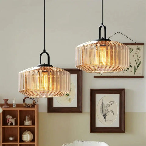 Amber Hand Blown Glass Globe Pendant Light In Black Finish Go To Modern Mid Century Style Ceiling Hanging Fixture For Dining Room Kitchen Island Foyer Hallway Living Room
