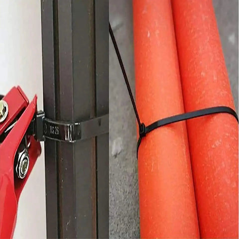 Heavy Duty 20 Inch Black Zip Ties Outdoor Wire Ties 160Lb Tie Wraps Extra Long Cable Ties 60 Pack Tough As Nails Weather Resistant PA66 Nylon Industrial Grade For Landscaping Electrical And Auto Projects securing pipes