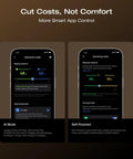 App control interface for Delta 3 Max Portable Power Station 2048Wh LiFePO4 Battery Solar Generator with AI and self-powered modes.