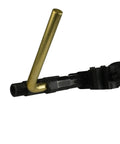 Badass Heavy Duty All Steel M1 Garand Gas Cylinder Lock Screw Wrench with gold finish, angled for easy rifle maintenance.