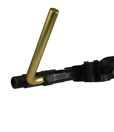 Badass Heavy Duty All Steel M1 Garand Gas Cylinder Lock Screw Wrench with gold finish, angled for easy rifle maintenance.