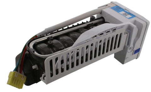 Ice Maker Assembly DA97-07549B OEM Original Part White Replacement for Refrigerators with 12-wire connection visible