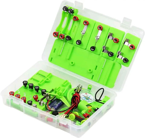 Kids Electrical Science Kit For Simple Traffic Light Electromagnet Experiments Learn Circuit Basics In Series And Parallel Safe Beginner Physics