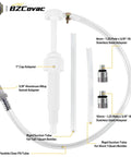 Go To Lower Unit Gear Oil Pump For Quart Bottles With 8cc Stroke, 8mm And 10mm Adapters, 3/8 Inch Swivel, Outboard Gear Lube Transfer Tool