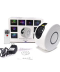 Nebula Star Projector With Effects And 15 Lighting Modes, 360 Degree Rotation, Multi Color LEDs in Blue Green And Red, box and remote
