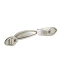 3 Inch Center To Center Satin Nickel Cabinet Pull displaying smooth finish in Everyday Heritage style, part of a 10-pack for drawers.