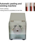 Aoxx Hugb Electric Wire Stripping Machine 1.2 To 4mm with compact metal design, for automatic peeling and twisting of wires.