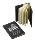 Civil Engineer Notebook For Students And Pros A Funny Engineering Gifts Journal with open and closed views, leather cover, A5 size.