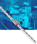 Heavy Duty Metal Linear Motion Guide Slider With MGN12H Mini Rail and Mounting Bracket, 500mm long, used in CNC and 3D printer applications.
