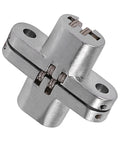Close-up of 180 Degree Hidden Hinge For Cabinets And Sliding Doors, built-to-last zinc alloy folding hinge, rustproof and erosion resistant