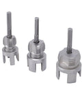 Heavy Duty Alloy Steel Pipe Tap Set Four In One Water Pipe Threader Tool For Electric Drill Half Inch Three Quarter Inch And One Inch PVC Threading Kit With Leak Proof Threads For Quick DIY Installations, three alloy steel taps