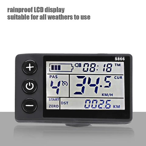 Brushless Scooter Controller Box With LCD Display For 24V 48V Electric Scooters Rainproof Motor Controller Kit High Performance Electric Vehicle Controller Easy Install And Durable Weatherproof Design Plug And Play Ready
