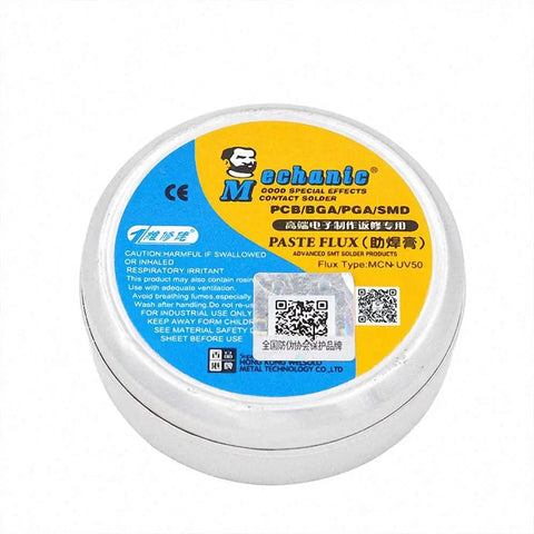 No Clean 35g Paste Flux For Soldering BGA PGA And SMD PCBs tin can with label