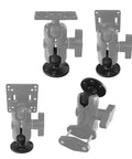 Rugged Aluminum Tablet Stand With 2.25 Inch Ball Mount For Farm And Warehouse Use, multiple angles displayed in industrial setting.