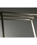 Top view of Edenscape Freestanding Towel Rack Brushed Nickel With Super Sturdy Solid Steel Construction Three 24 Inch Bars