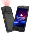Rugged 5 Inch Android Barcode Scanner With 4G LTE WiFi GPS IP65 Zebra SE4710 Engine dual-view showcasing front and back
