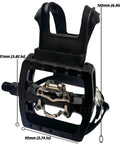 3-In-1 SPD Clipless And Toe Clip Bike Pedals For Indoor Cycling, Compatible With Peloton Schwinn, CNC Machined Aluminum Body