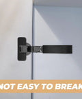 Soft Close Concealed Cabinet Hinges With Quiet Damper Buffer installed on kitchen cabinet