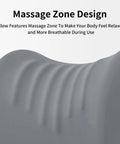 Ergonomic Office Chair Headrest With Adjustable Neck Support And Removable Washable Cover showcasing massage zone design.