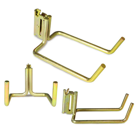 Cargo E Track J Hook Hangers Four Pack For Backpacks Hangers Long Handled Tools Spades And Rakes Space Saving Rust Resistant Metal Storage