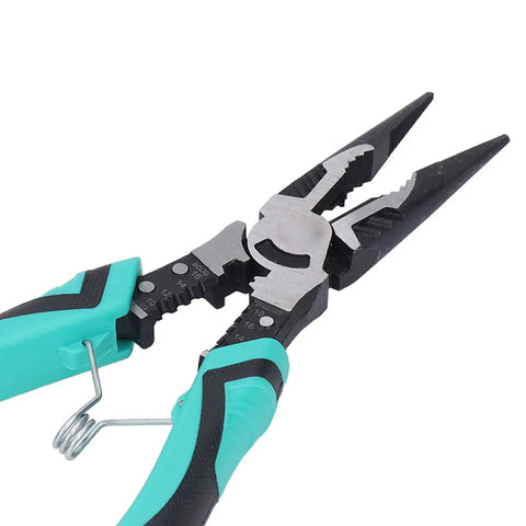 Jauarta Power Drill Wire Stripper And Twister Tool For 2.5Mm 4Mm 6Mm 10Mm Cables With 6.35Mm Chuck pliers with textured grips.