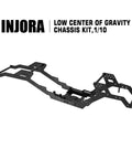313/324 Millimeter Wheelbase LCG Carbon Fiber Chassis Kit For 1/10 RC Crawler TRX4 Upgrade Parts With Beefy Shock Mounts