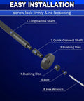 52 In 1 Custom Bushing Bearing Seal Driver Set For Transmission And Wheel Hub parts labeled on blue background