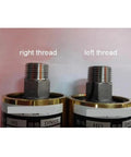 Two Way Rotary Joint Swivel Union 360 Degree Water And Air Connector For Tight Spaces 3/4 To 1/4 Inch Right Thread DN20 DN8, right and left thread ends