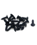 Black screws for Beefy Stainless Steel Spring Loaded Latch Pin Door Bolt Lock Black Sliding Barrel Latch With Screws Heavy Duty Security Lock