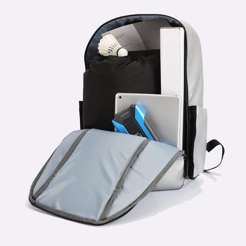 Fireproof Bug Out Backpack For Docs And Tech, 20L Water-Resistant Go Bag That Withstands 1832 Fahrenheit open with tech gear inside