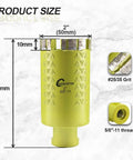 Diamond core drill hole saw, 2 in (50 mm), SANLETEK, laser-welded, for granite/marble/concrete, 5/8-11 thread
