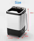 Supercompact Portable Washer And Dryer Combo That Really Gonna Fit Right In Apartments Dorms Condos And Rv Lifestyle Lightweight, dimensions showing 41.5 x 39 x 64 cm.