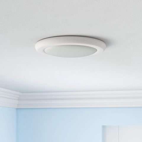 Heavy Duty Six Inch Surface Mount Acrylic Opal Led Ceiling Light Fixture delivers straight fire brightness in a clean finish.
