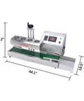 Continuous Induction Bottle Cap Sealer Machine Electromagnetic Seal Seals 20 To 80 Mm Caps 220V stainless steel design
