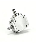 90 Degree Right Angle Bevel Gearbox with 1 to 1 Drive for DIY Projects at Home, Eight Millimeter Output Shafts, One Module Twenty Teeth