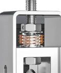 Close-up of Heavy Duty Portable Manual Wire Stripper Tool With Hand Crank Easy Cable Peeling Machine, highlighting the internal mechanism.