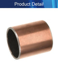 Premium Heavy Duty 20X23X25Mm Oilless Sleeve Bearing Straight Up Smooth Operator Sintered Bronze Plain Bushing shown in detail.