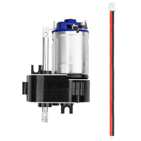 Heavy Duty Metal Transmission Gearbox And Drive Shaft Compatible With Mn82 Lc79 Mn78 One Twelve Scale Rc Car showing motor and wiring, CNC machined for durability.