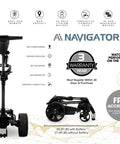 Pro Level Electric Golf Cart With Smart Remote Control And All Terrain Grip For Smooth Walking Assistance And Go The Distance Rounds featuring compact fold design.