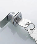 Square Cam Lock With Two Keys For Mailbox, School Locker, Office Drawer, Cabinet And Safe Built To Last Zinc Alloy Workhorse Security