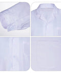White Lab Coat Scientist Doctor Costume For Women And Men Long Sleeve Button Front Unisex Lab Coat With Stethoscope Detail