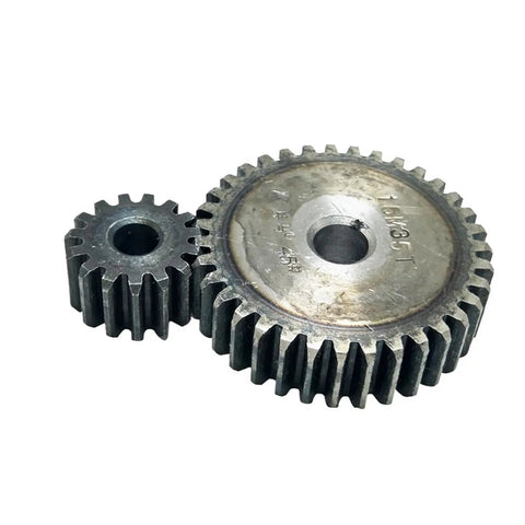 Beefy Heavy Duty Gear Rack And Pinion System With Mod One Point Five Bevel Gear Pinion 29 Teeth Hardened 45 Steel CNC Precision