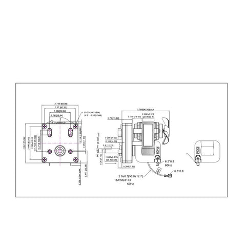 Get Your Shop Running Smooth Again With This Top Tier Industrial Electric Motor Drive Replacement Part Model Ami C8087 3Bl01Ga 124 V Rated Voltage schematic and measurements.