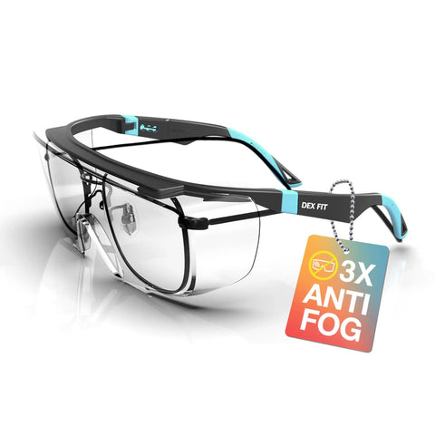 OTG Safety Glasses All Day Comfort For Over Prescription Glasses With Anti Fog And Scratch Resistant Lenses Z87.1 Certified