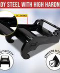 X Change Coupler Bracket For Bobcat Quick Attachments Mini Excavator Bucket Mount Durable G50 Steel Black Coated front view
