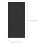 Five Pack Premium Waterproof Sandpaper Sheets For Wet And Dry Use, 3.6x9 inches, black, ideal for automotive and woodworking.