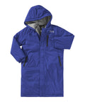 Hydrosphere Tech Youth Swim Parka For Girls And Boys, Wind And Water Resistant Cover Up With Warm Fleece Lining, Royal Color
